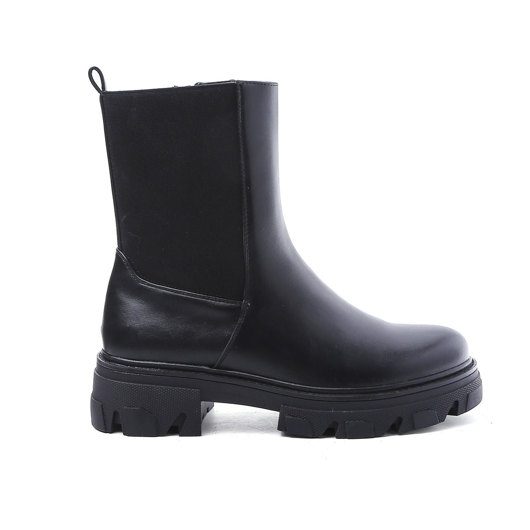 Smile Favorites Chelsea Boots Schwarzes Plateau