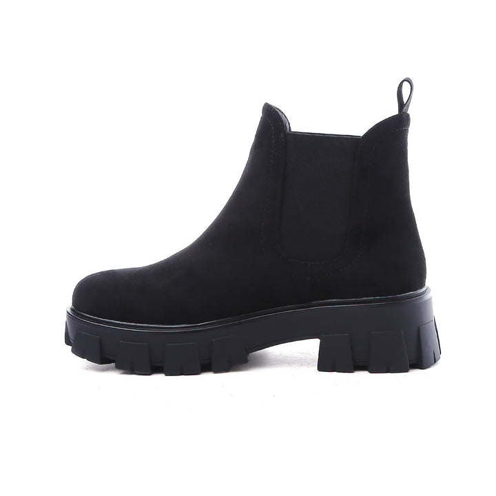 Smile Favorites Chelsea-Stiefel Schwarzes Wildleder
