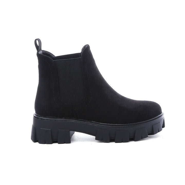 Smile Favorites Chelsea-Stiefel Schwarzes Wildleder