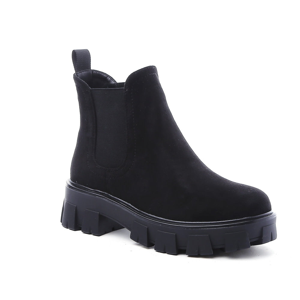 Smile Favorites Chelsea-Stiefel Schwarzes Wildleder