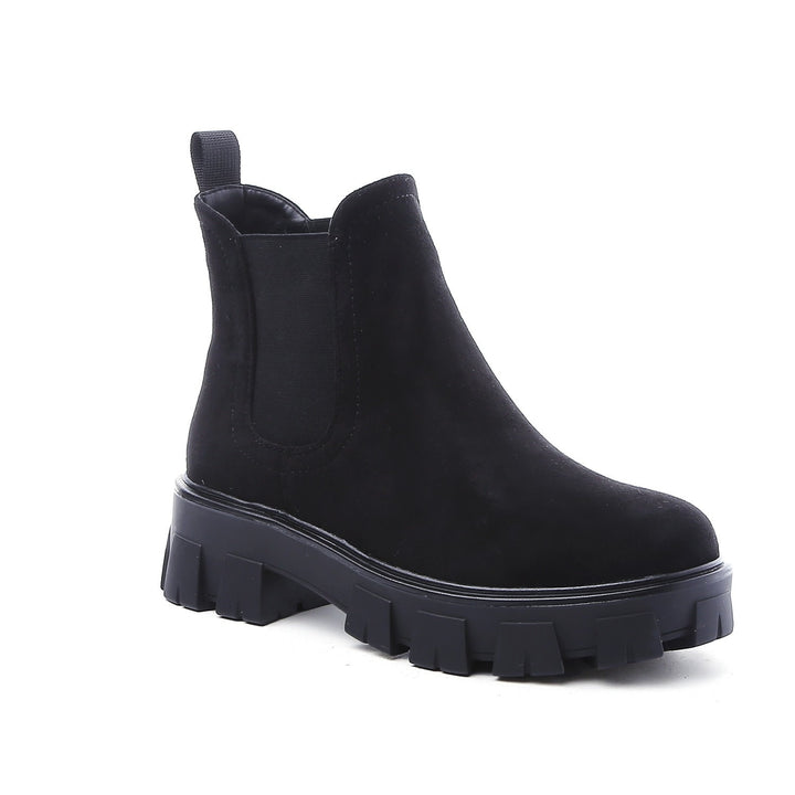 Smile Favorites Chelsea-Stiefel Schwarzes Wildleder
