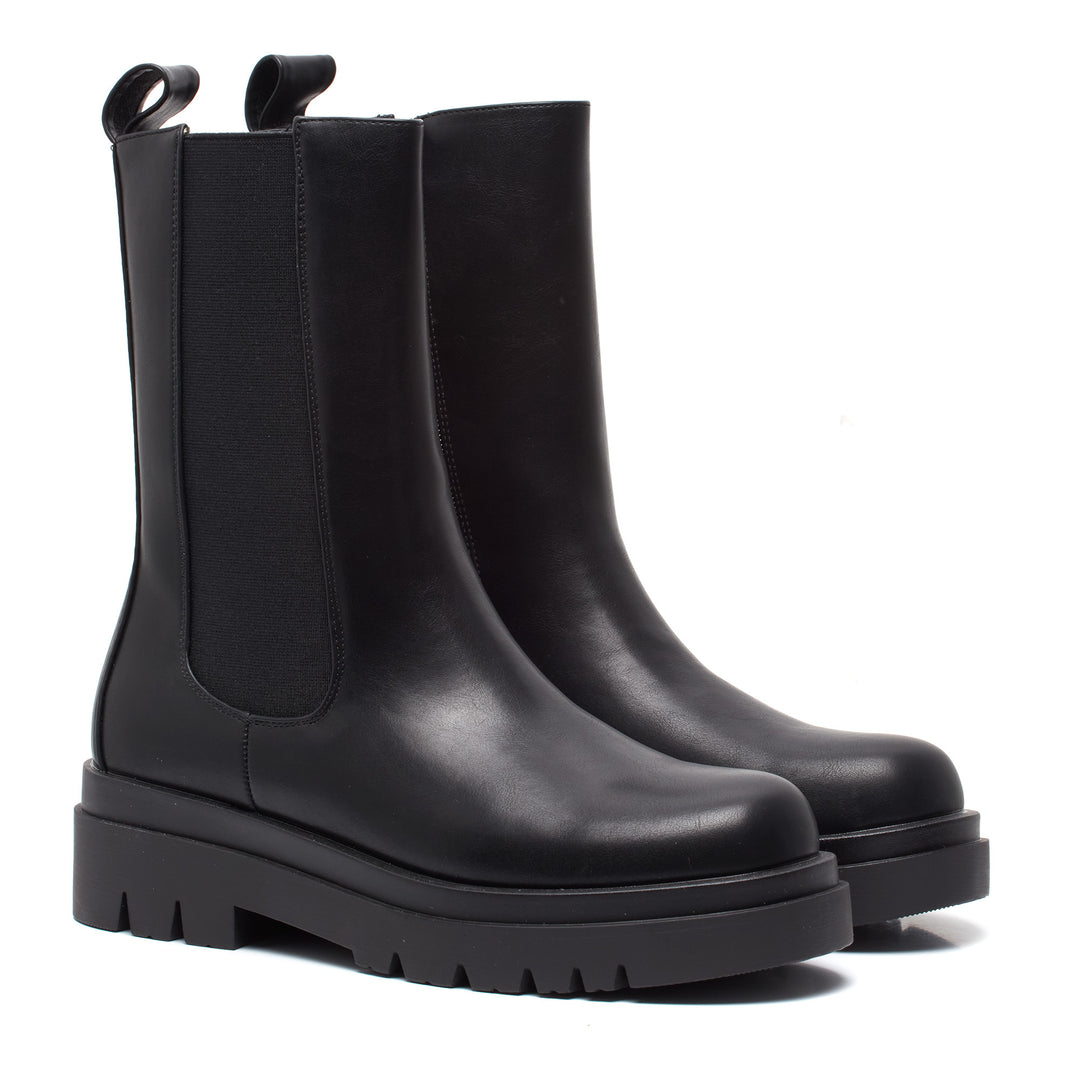 Smile Favorites Chelsea-Stiefel Schwarz