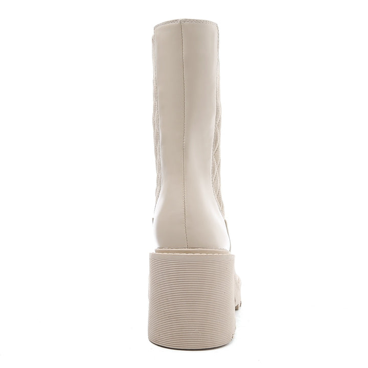 Smile Favorites Chelsea-Nähte mit Absatz Beige