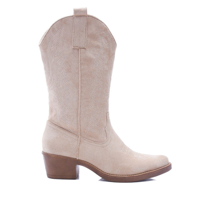Smile Favorites Cowboystiefel Beige