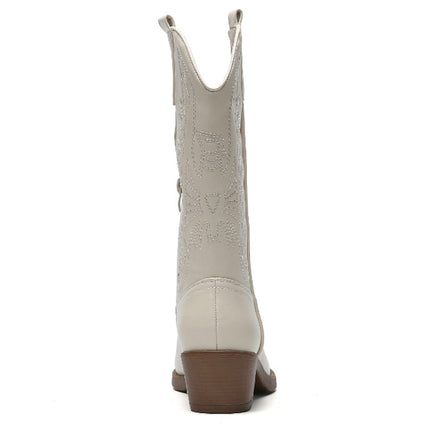 Smile Favorites Cowboystiefel Beige