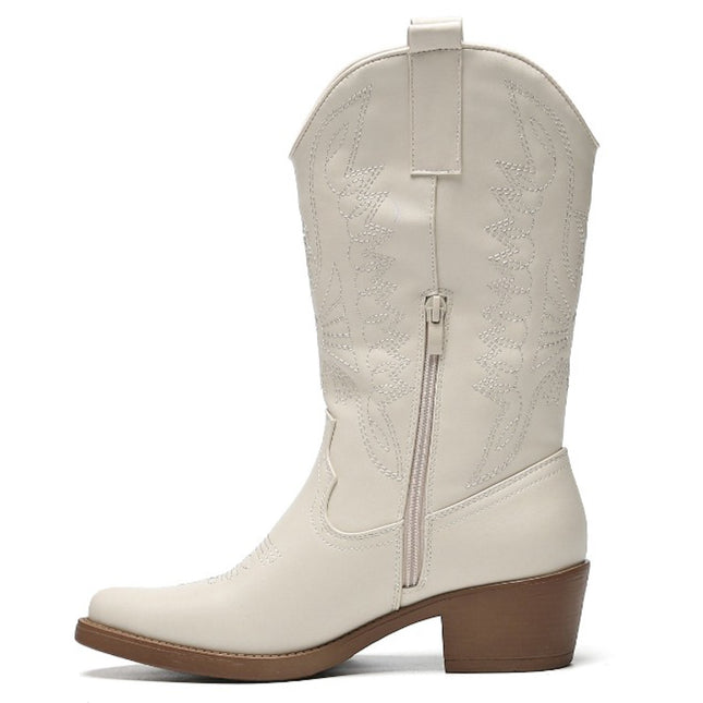 Smile Favorites Cowboystiefel Beige