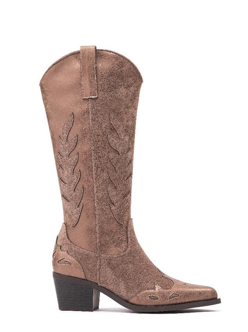 Smile Favorites Cowboystiefel Braun Bohemian