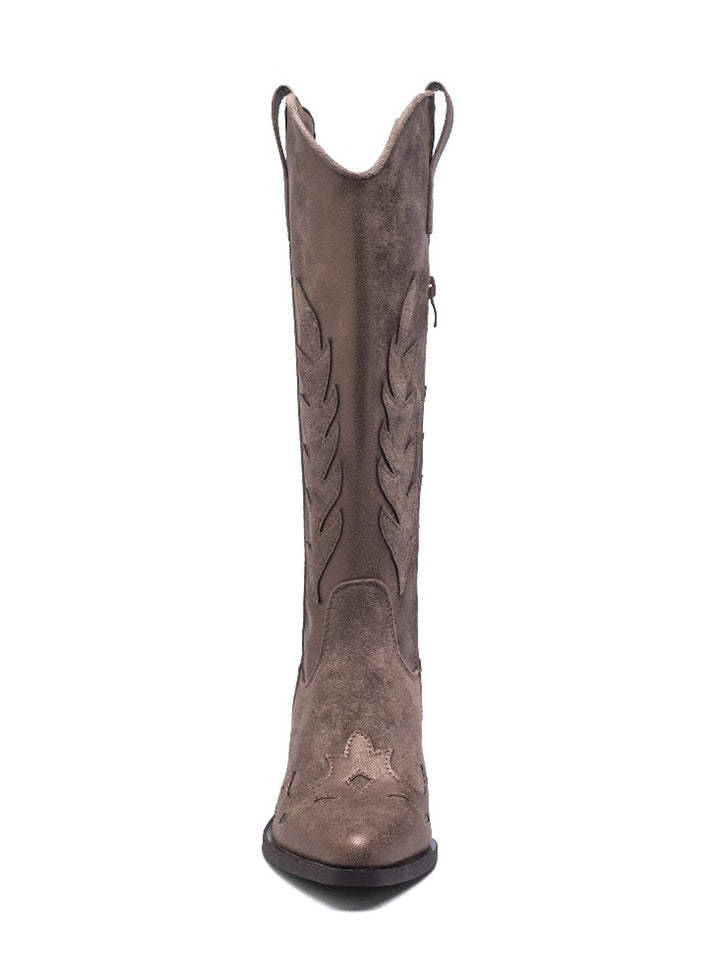 Smile Favorites Cowboystiefel Braun Bohemian