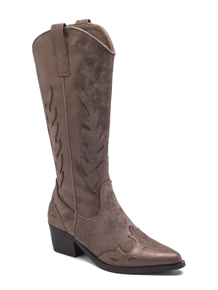 Smile Favorites Cowboystiefel Braun Bohemian