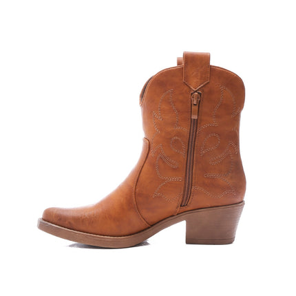 Smile Favorites Cowboystiefel Camel Kurz