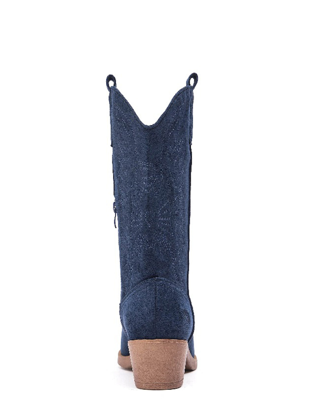 Smile Favorites Cowboystiefel Dunkelblau Suedine