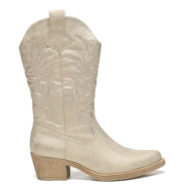 Smile Favorites Cowboystiefel Goldspritznaht