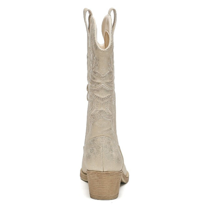 Smile Favorites Cowboystiefel Goldspritznaht