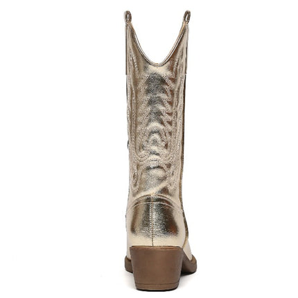 Smile Favorites Cowboystiefel mit goldenen Nähten