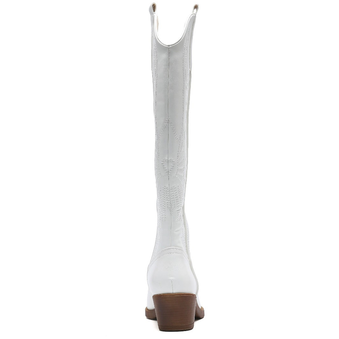 Smile Favorites Cowboystiefel hoch Weiß