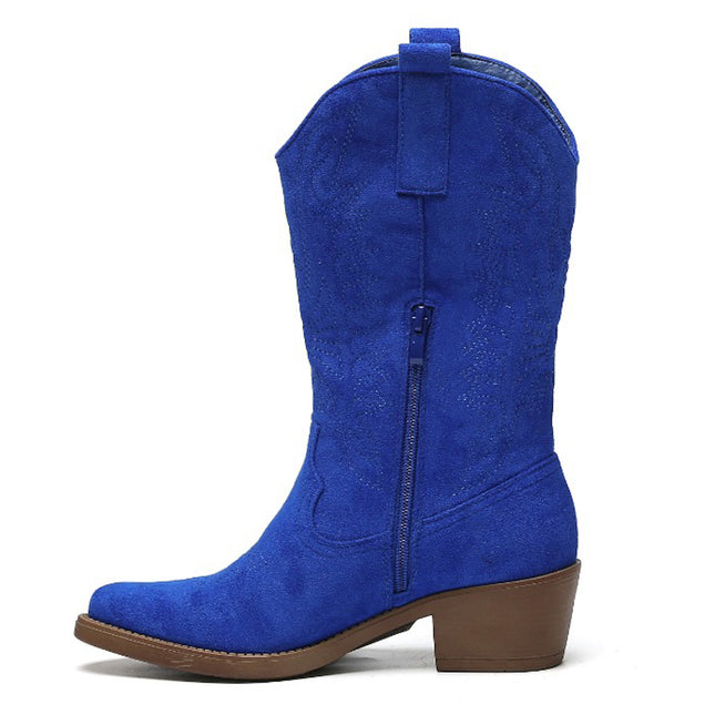 Smile Favorites Cowboystiefel Kobaltblau