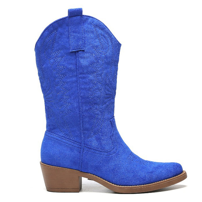 Smile Favorites Cowboystiefel Kobaltblau