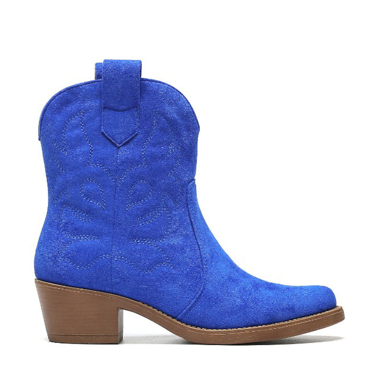 Smile Favorites Cowboystiefel kurz Kobaltblau
