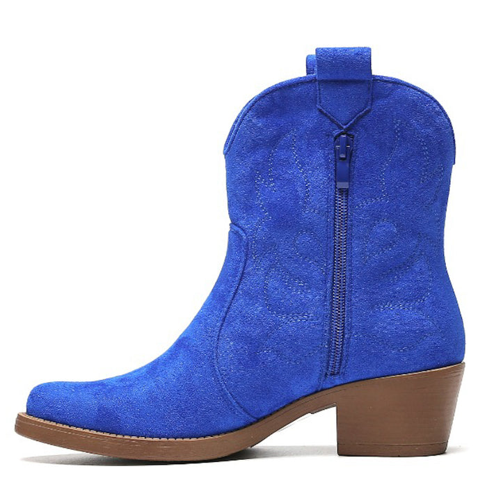 Smile Favorites Cowboystiefel kurz Kobaltblau