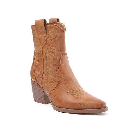 Smile Favorites Cowboystiefel Short Star Camel