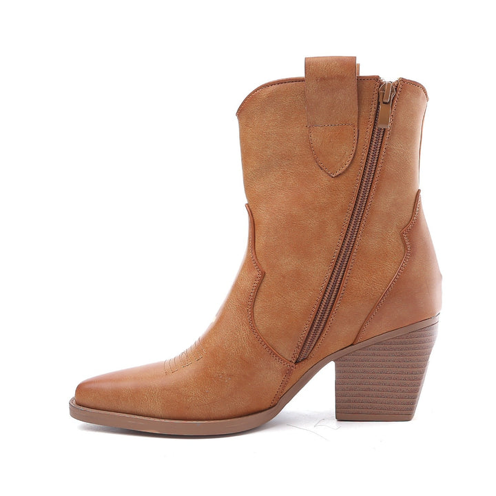 Smile Favorites Cowboystiefel Short Star Camel