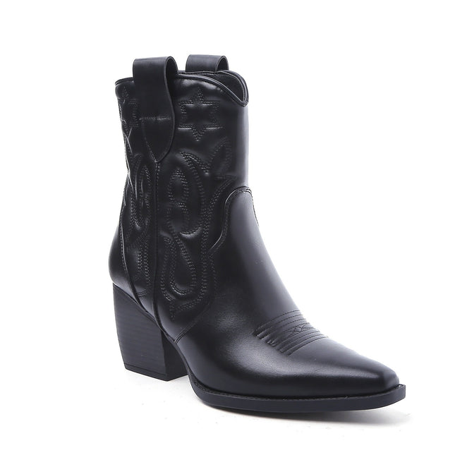 Smile Favorites Cowboystiefel Short Star Schwarz