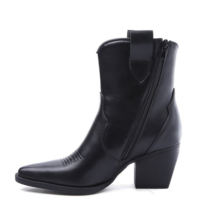 Smile Favorites Cowboystiefel Short Star Schwarz