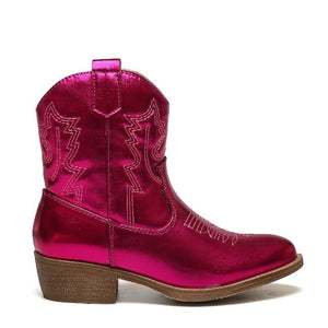 Smile Favorites Cowboystiefel Mädchen Fuchsia Kurz