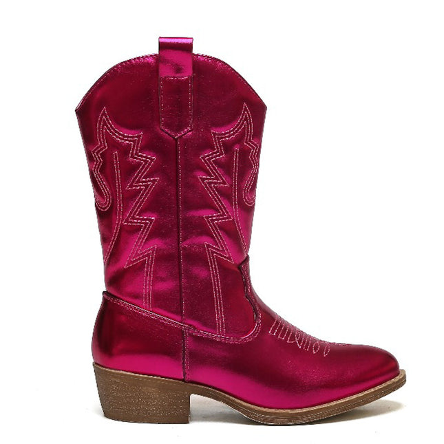 Smile Favorites Cowboy Stiefel Mädchen Fuchsia