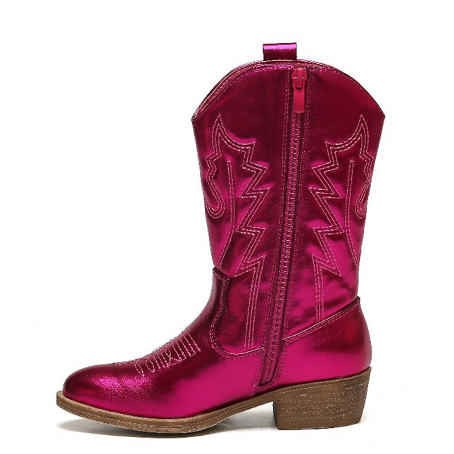 Smile Favorites Cowboy Stiefel Mädchen Fuchsia