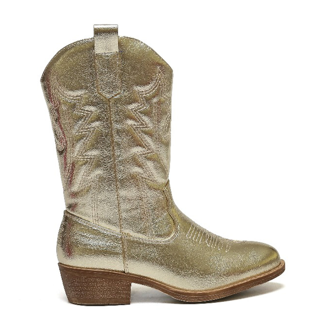 Smile Favorites Cowboystiefel Girls Gold