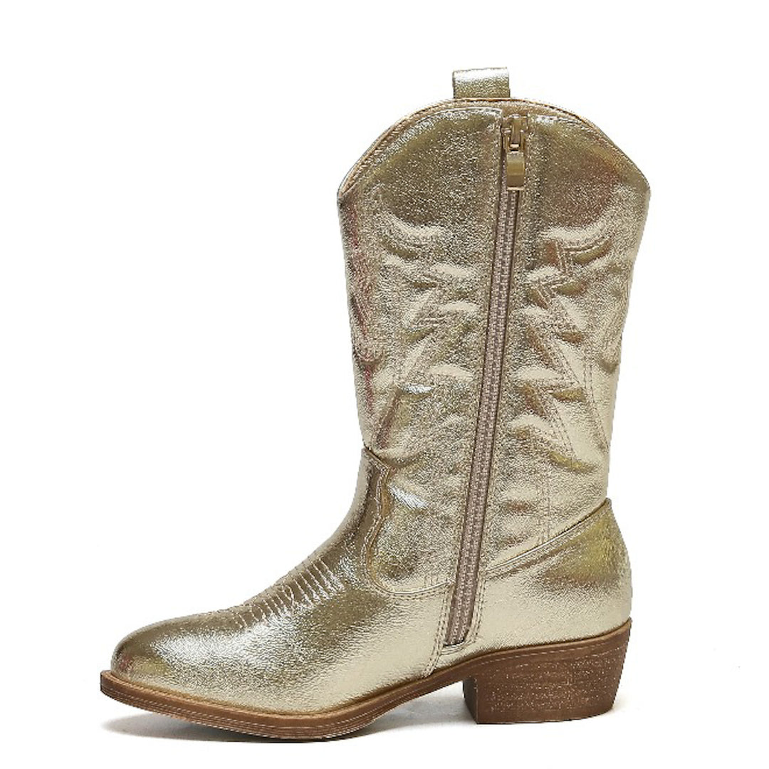 Smile Favorites Cowboystiefel Girls Gold