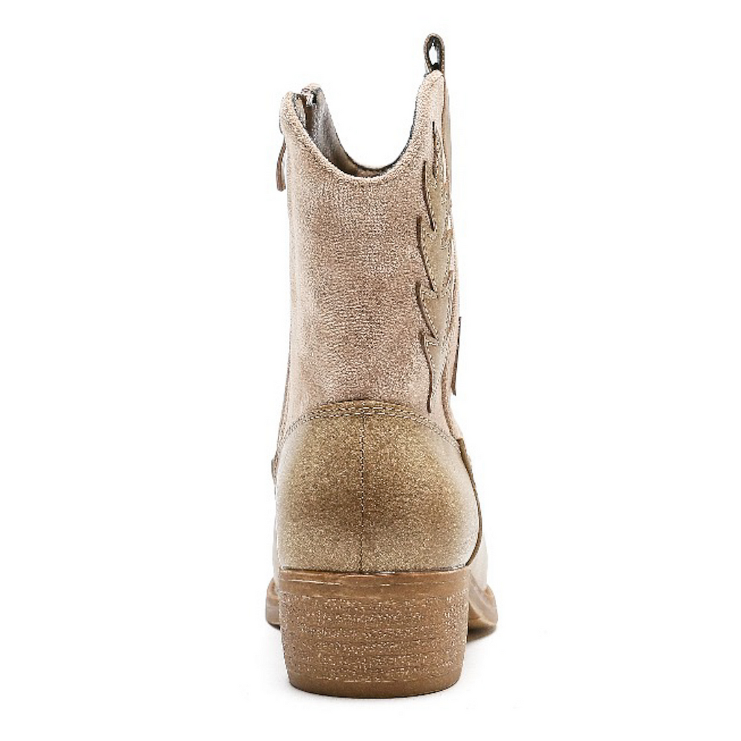 Smile Favorites Cowboystiefel Mädchen Khaki Flamme