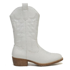 Smile Favorites Cowboystiefel Mädchen Weiß