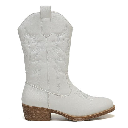 Smile Favorites Cowboystiefel Mädchen Weiß