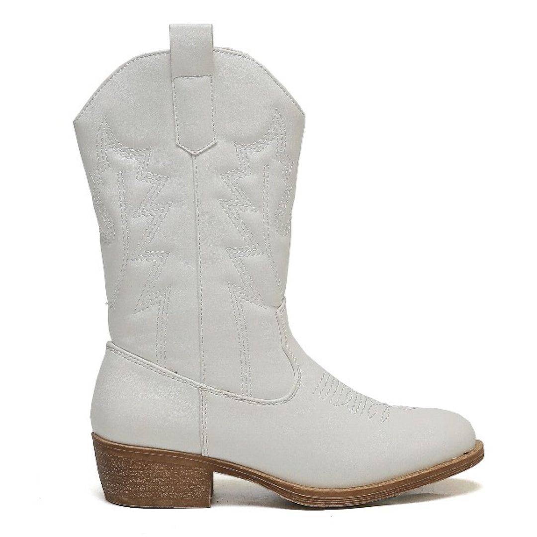 Smile Favorites Cowboystiefel Mädchen Weiß