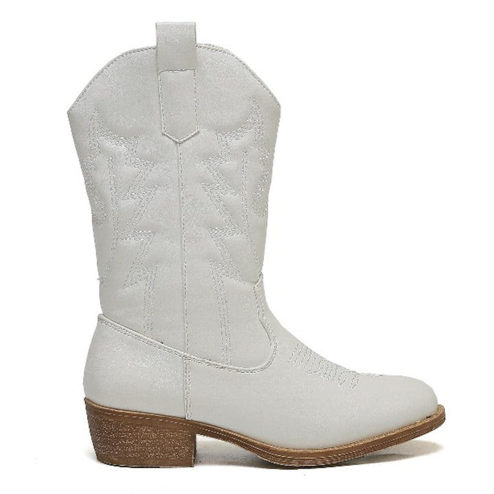 Smile Favorites Cowboystiefel Mädchen Weiß