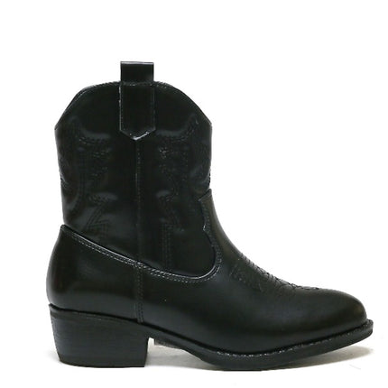 Smile Favorites Cowboystiefel Mädchen Schwarz Kurz