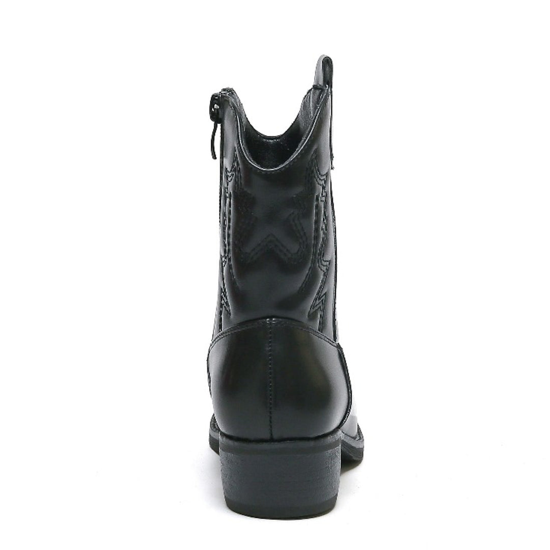 Smile Favorites Cowboystiefel Mädchen Schwarz Kurz