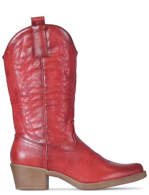 Smile Favorites Cowboystiefel Rot