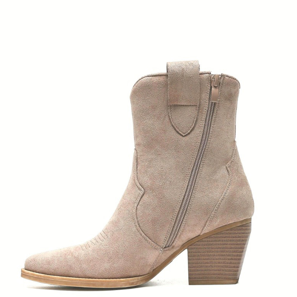 Smile Favorites Taupe Nude Wildleder Kurz Star