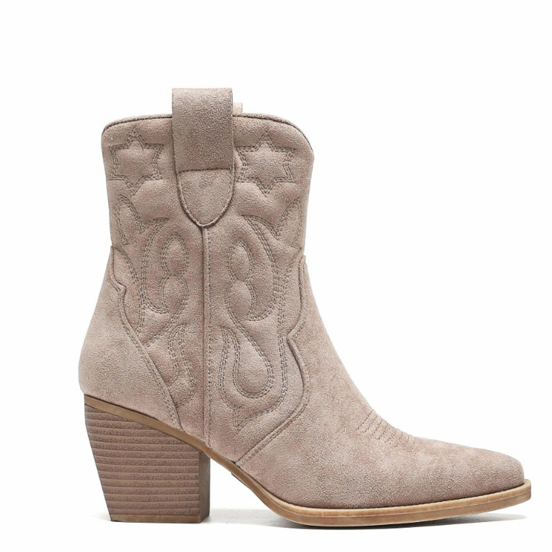 Smile Favorites Taupe Nude Wildleder Kurz Star
