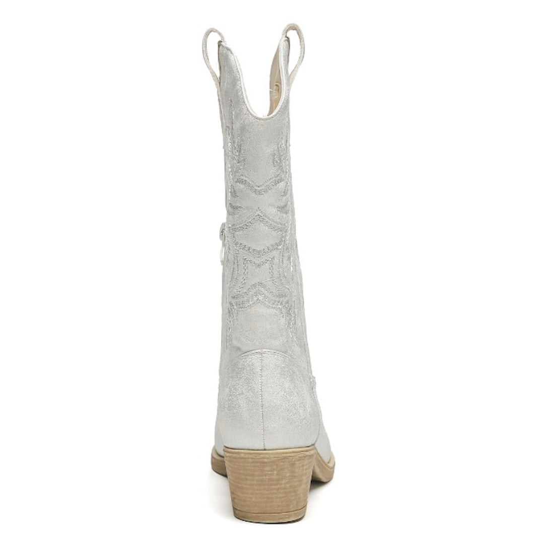 Smile Favorites Cowboystiefel Silberne Spritznaht