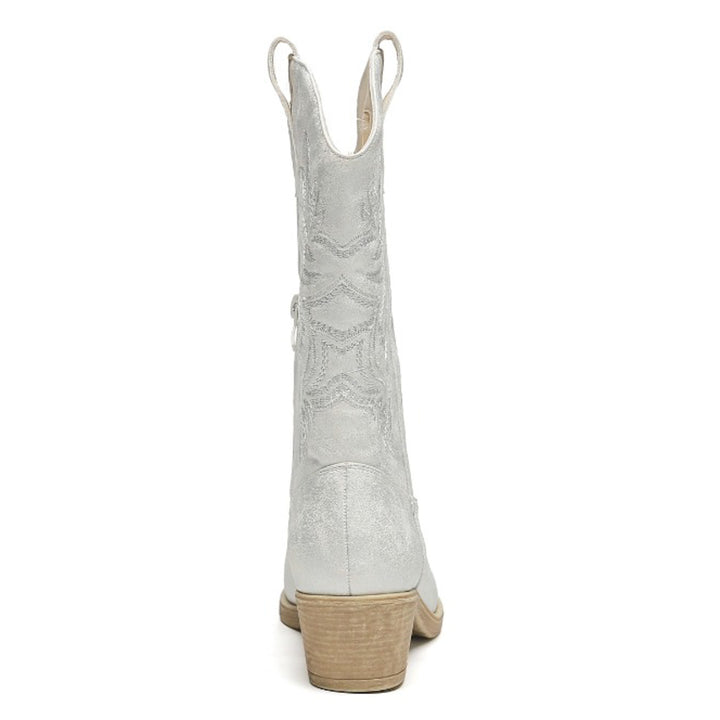 Smile Favorites Cowboystiefel Silberne Spritznaht