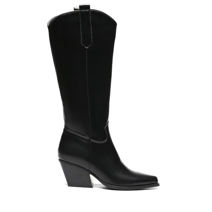 Smile Favorites Cowboystiefel Schwarz Basic High