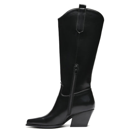 Smile Favorites Cowboystiefel Schwarz Basic High