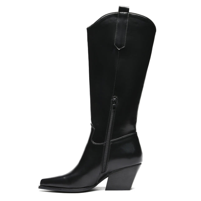 Smile Favorites Cowboystiefel Schwarz Basic High