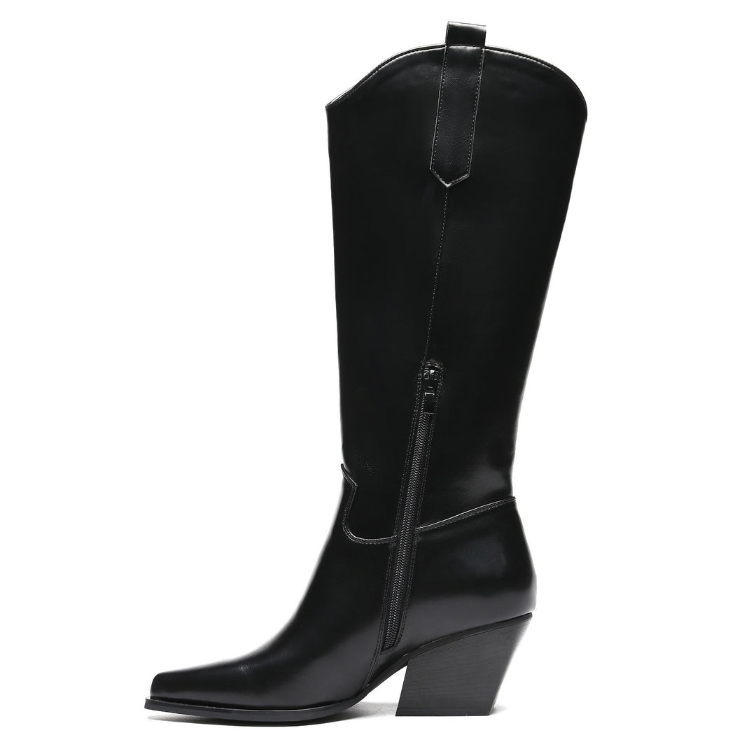 Smile Favorites Cowboystiefel Schwarz Basic High