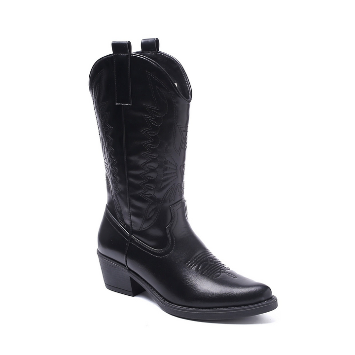 Smile Favorites Cowboystiefel Schwarz