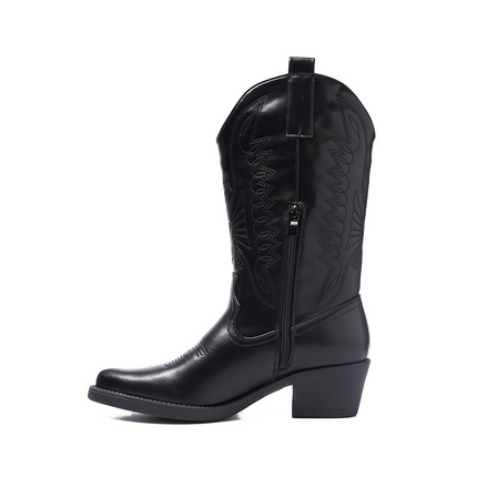 Smile Favorites Cowboystiefel Schwarz